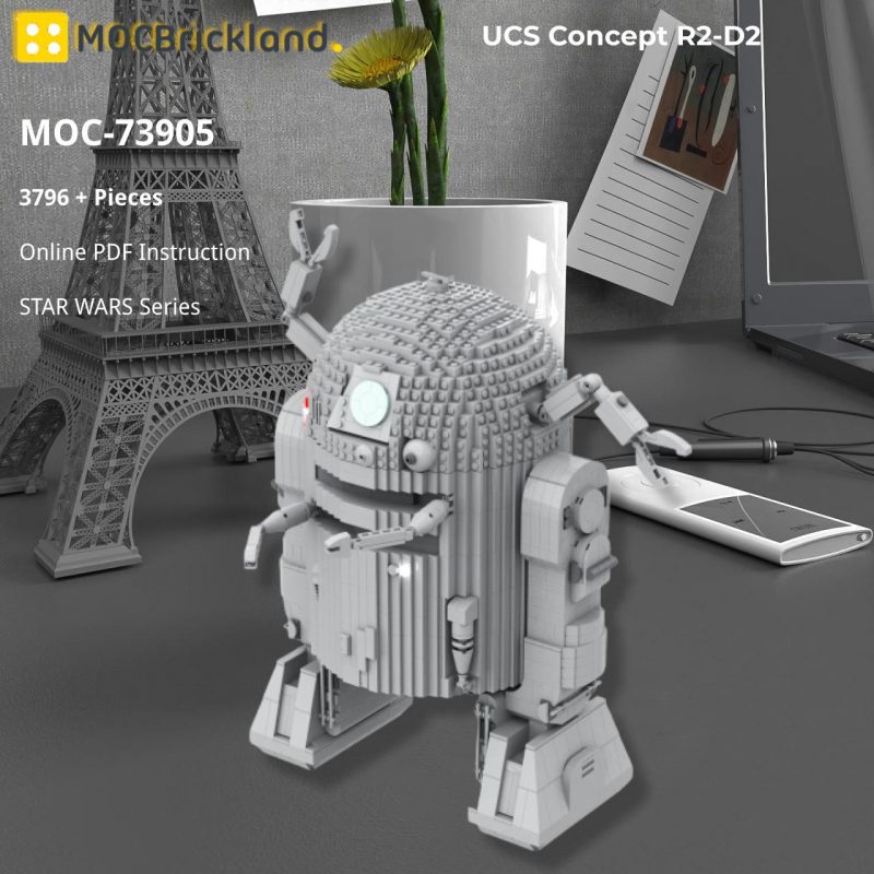 MOCBRICKLAND MOC-73905 UCS Concept R2-D2
