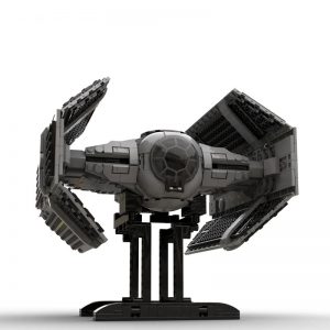 Star Wars Moc 74856 Tie Ad Advanced X1 (vader's Ship) By Thomin Mocbrickland (2)