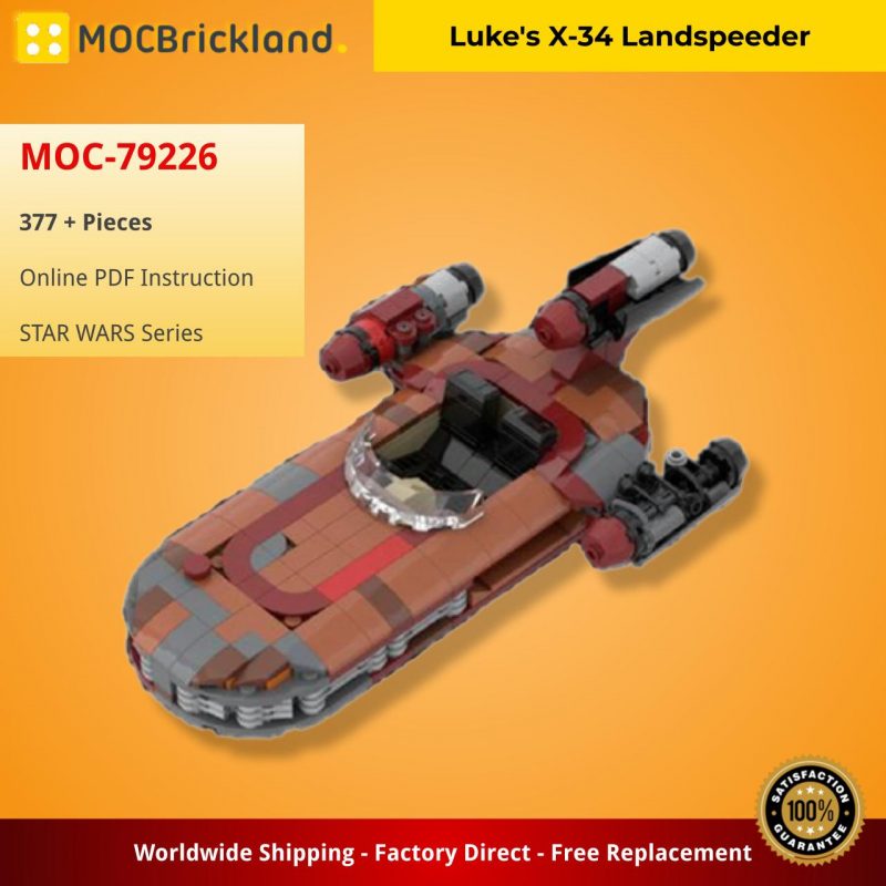 MOCBRICKLAND MOC-79226 Luke’s X-34 Landspeeder