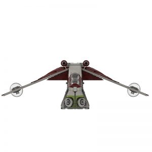Star Wars Moc 85627 Ucs Republic Gunship The Clone Wars Mod By Brickdefense Mocbrickland (4)