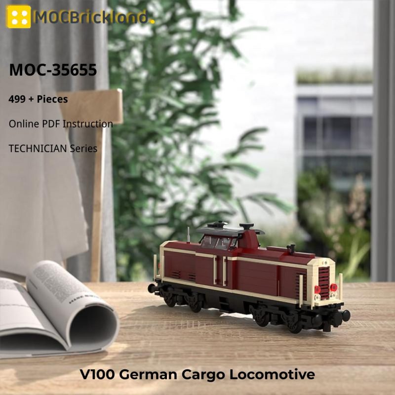 MOCBRICKLAND MOC-35655 V100 German Cargo Locomotive