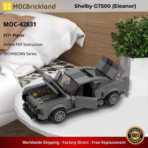 Technician Moc 42831 Shelby Gt500 (eleanor) By Legotuner33 Mocbrickland (2)