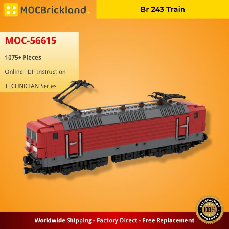 MOCBRICKLAND MOC-56615 Br 243 Train