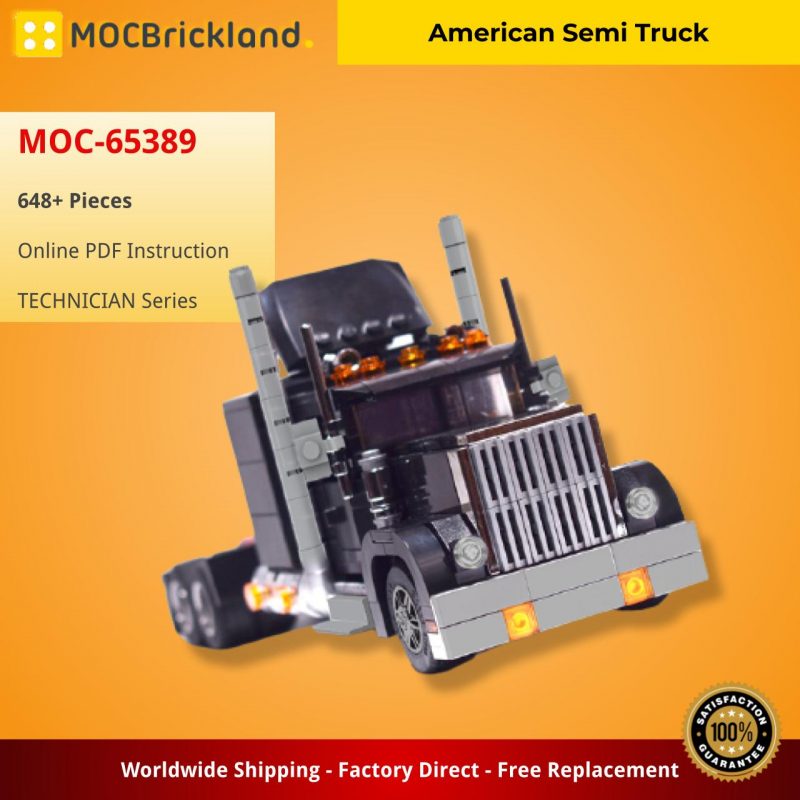 MOCBRICKLAND MOC-65389 American Semi Truck