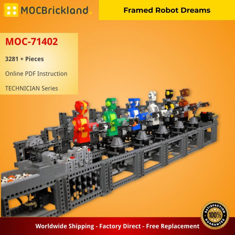 MOCBRICKLAND MOC-71402 Framed Robot Dreams