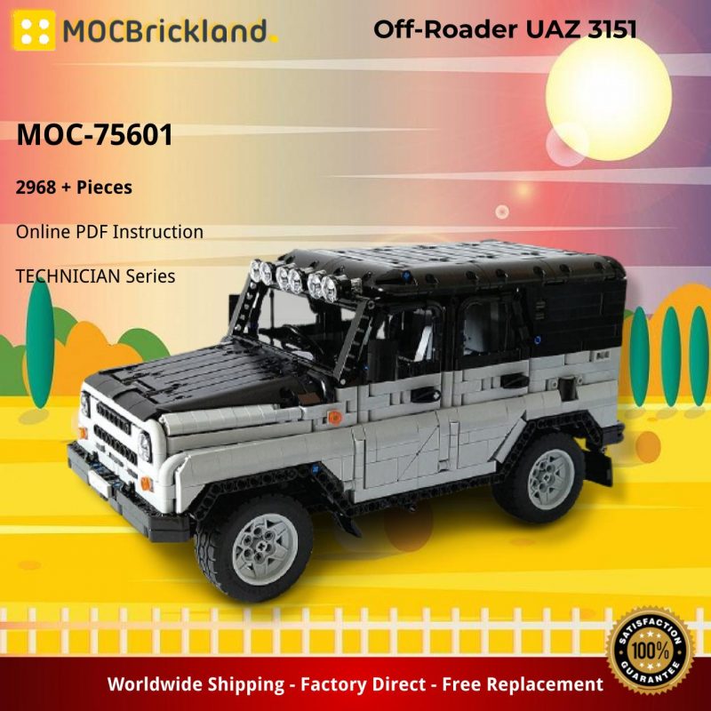 MOCBRICKLAND MOC-75601 Off-Roader UAZ 3151