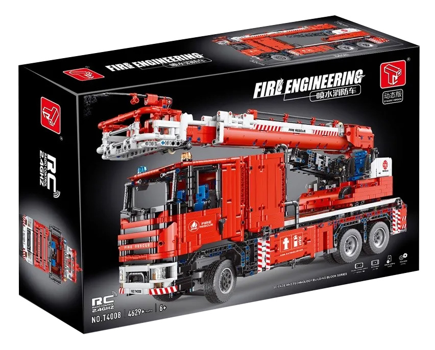 Tigale T4008 Water Spray Fire Truck 1:10