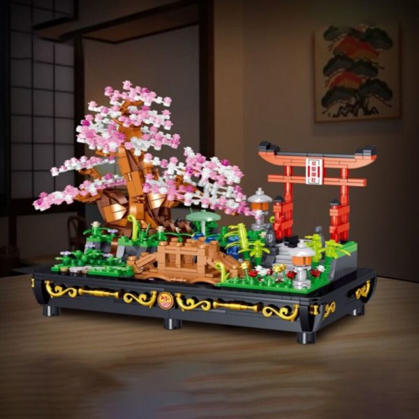 Zhegao 00898 Micro Sakura Bonsai (5)
