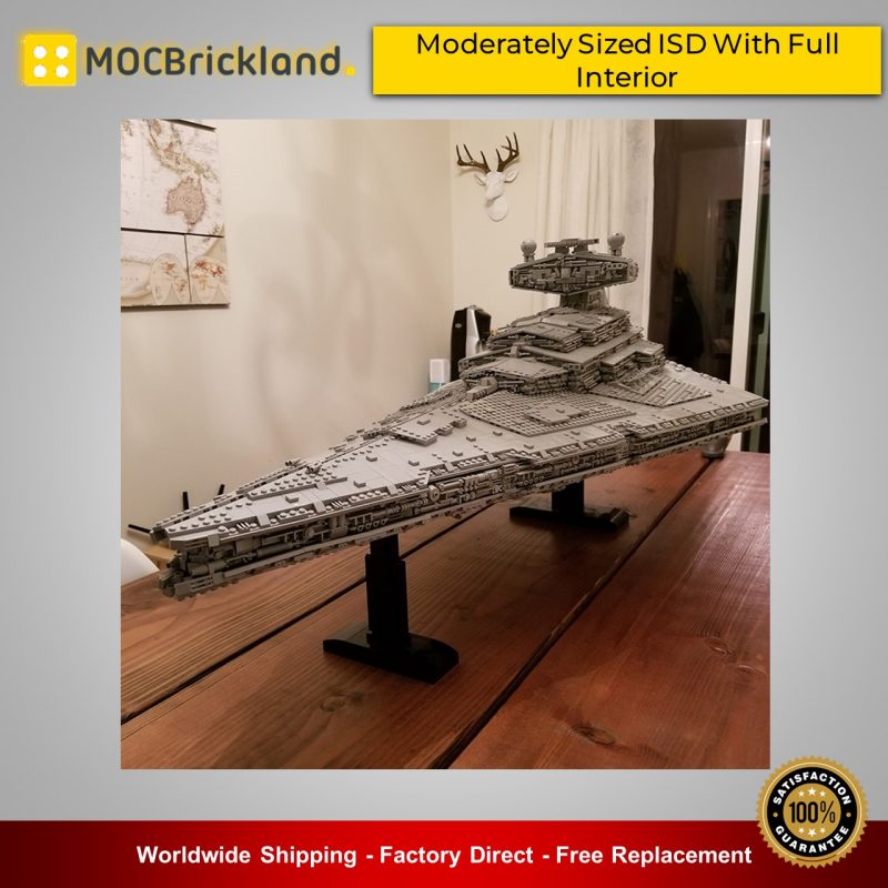 MOCBRICKLAND MOC-9018 Moderately Sized ISD with Full Interior
