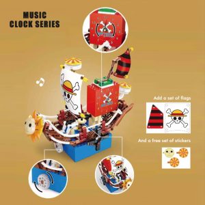 Creator Gaomisi T2027 Clock Pirate Ship Music Box (2)