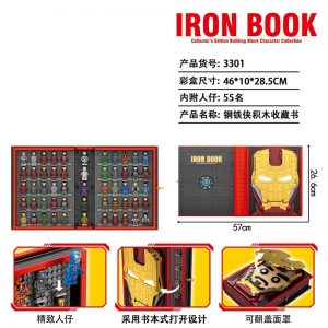 Creator Leji 3301 Iron Man Book (4)