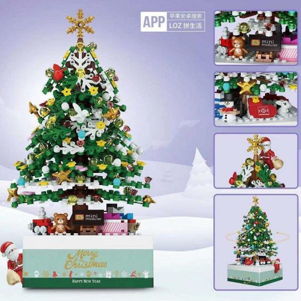 Creator Loz 1237 Christmas Tree Music Box (1)