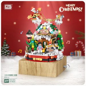 Creator Loz 1238 Merry Christmas Music Box (1)