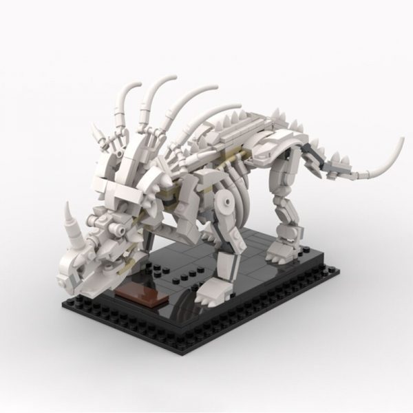 Creator Moc 45888 Styracosaurus Skeleton By Legofossil Mocbrickland (3)