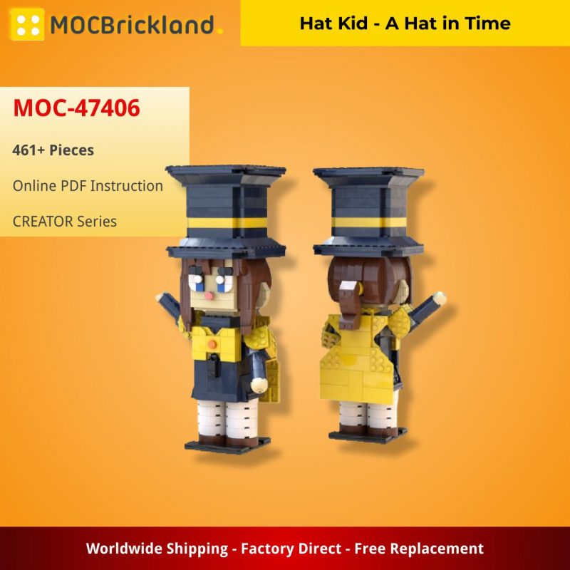 MOCBRICKLAND MOC-47406 Hat Kid – A Hat in Time