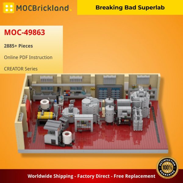 Creator Moc 49863 Breaking Bad Superlab By Ycbricks Mocbrickland (3)
