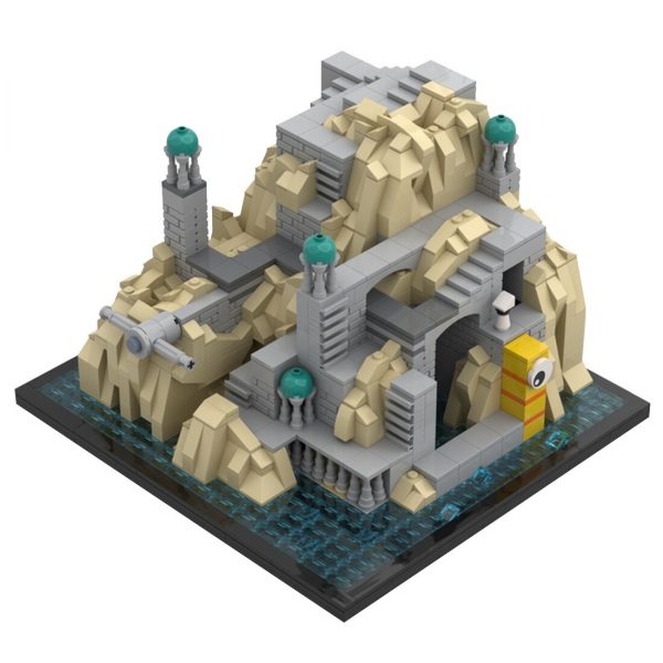 Creator Moc 50337 Monument Valley The Descent By Ycbricks Mocbrickland (1)
