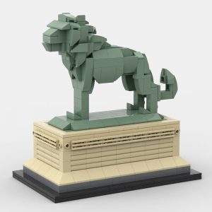 Creator Moc 53134 Art Institute Lion (chicago) By Bric.ole Mocbrickland (1)