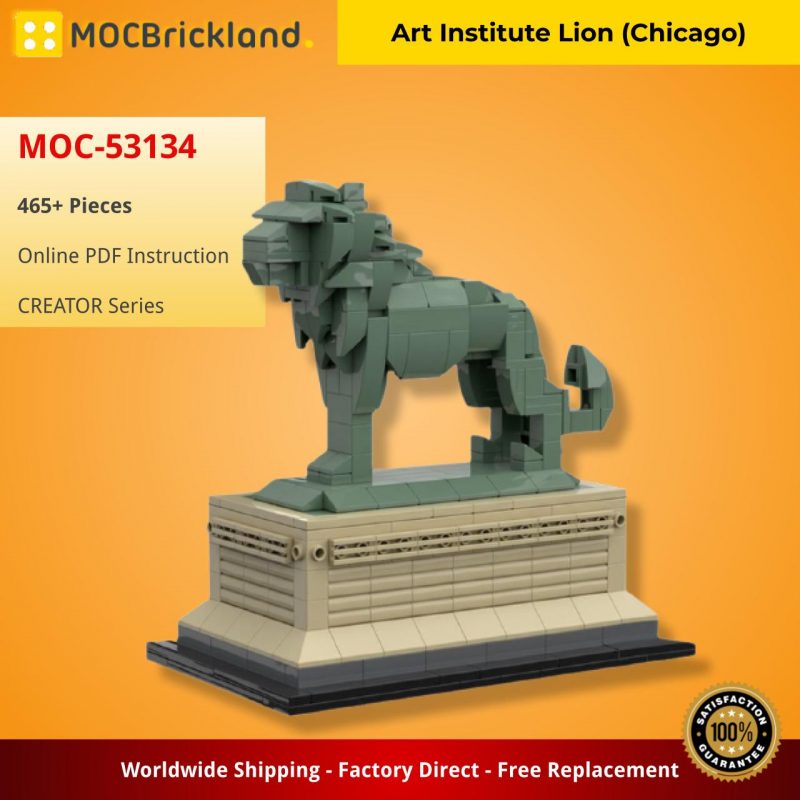 MOCBRICKLAND MOC-53134 Art Institute Lion (Chicago)
