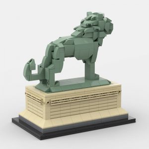 Creator Moc 53134 Art Institute Lion (chicago) By Bric.ole Mocbrickland (3)