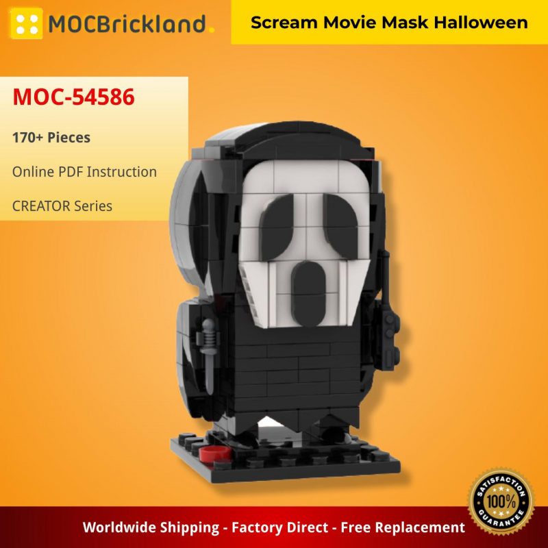 MOCBRICKLAND MOC-54586 Scream Movie Mask Halloween