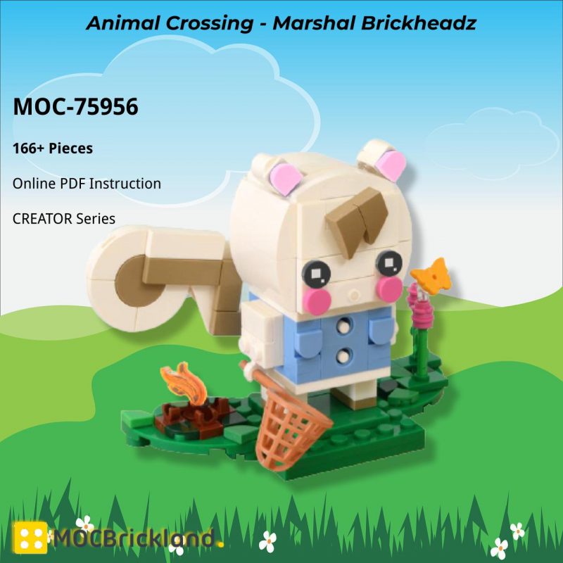 MOCBRICKLAND MOC-75956 Animal Crossing – Marshal Brickheadz