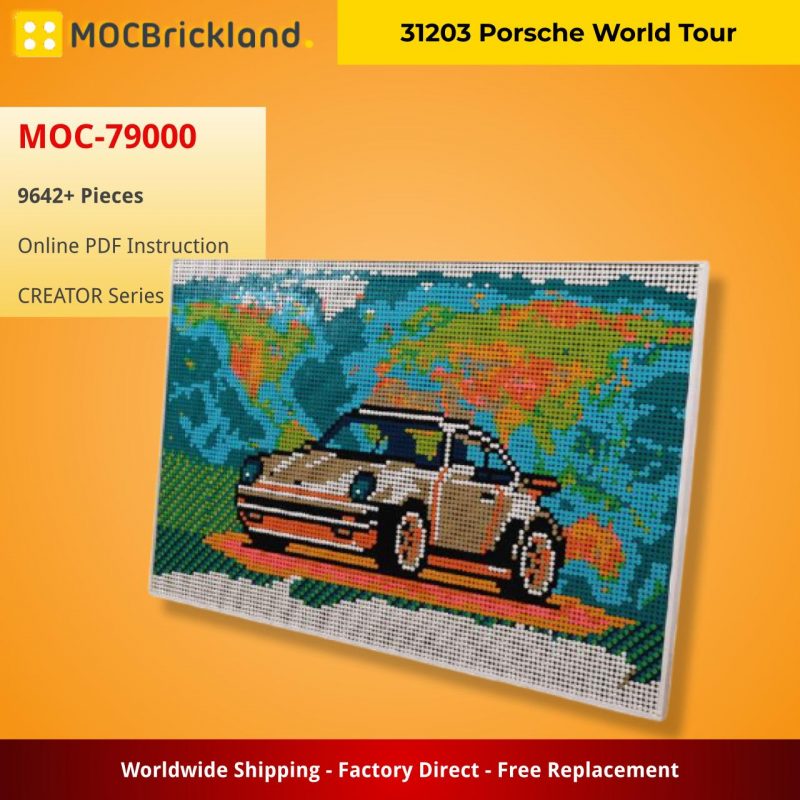 MOCBRICKLAND MOC-79000 31203 Porsche World Tour
