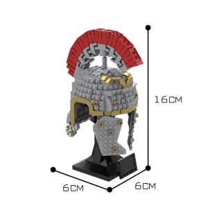 Creator Moc 89490 Roman Centurion (helmet Collection) Mocbrickland (1)