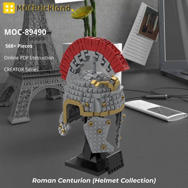 MOCBRICKLAND MOC-89490 Roman Centurion (Helmet Collection)