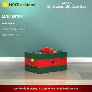 Creator Moc 89783 Green Christmas Gift Card Box Mocbrickland (2)