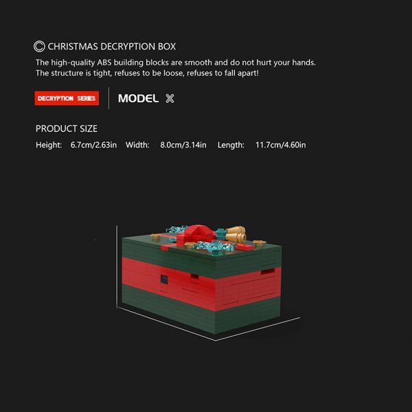 Creator Moc 89783 Green Christmas Gift Card Box Mocbrickland (3)