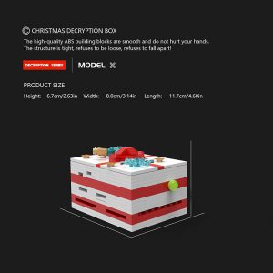 Creator Moc 89784 White Christmas Gift Card Box Mocbrickland (2)