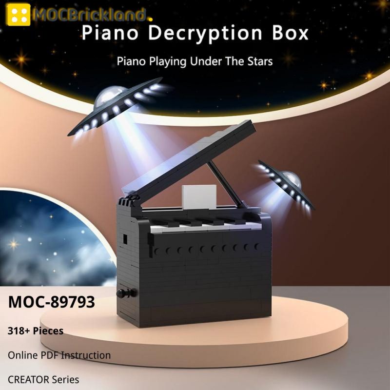 MOCBRICKLAND MOC-89793 Piano Puzzle Box