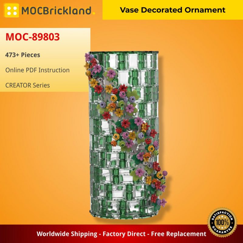 MOCBRICKLAND MOC-89803 Vase Decorated Ornament