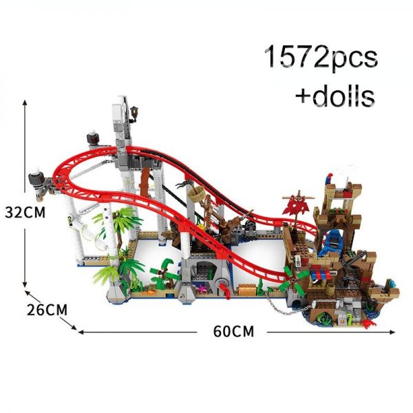 Creator Moc 89805 Pirate Roller Coaster Mocbrickland (1)