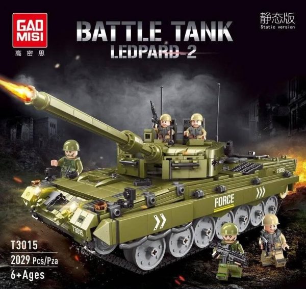 Military Gaomisi T3015 Battle Tank Leopard 2 (1)