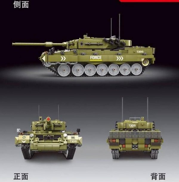 Military Gaomisi T3015 Battle Tank Leopard 2 (3)