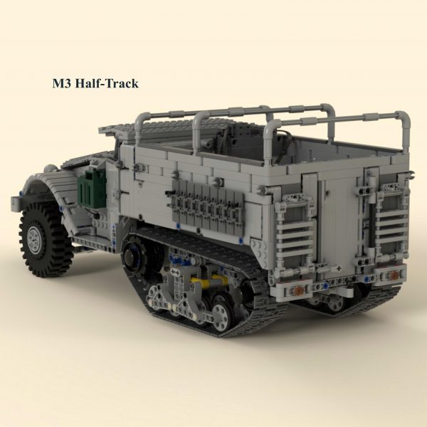 Military Moc 50196 M3 Half Track By Legolaus Mocbrickland (3)