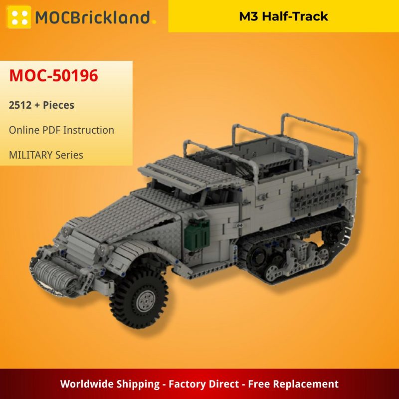 MOCBRICKLAND MOC-50196 M3 Half-Track