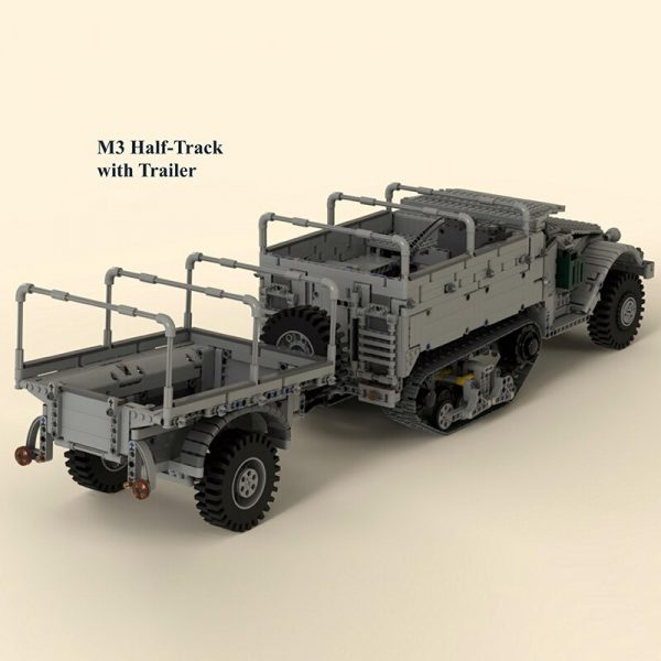 Military Moc 50196 M3 Half Track By Legolaus Mocbrickland (6)