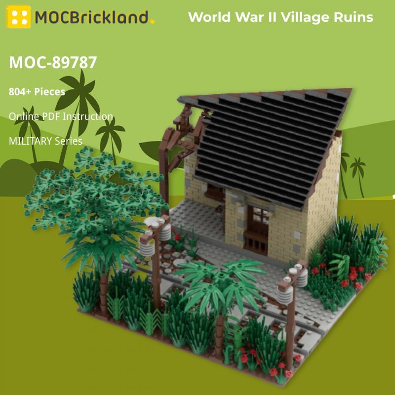 MOCBRICKLAND MOC-89787 World War II Village Ruins