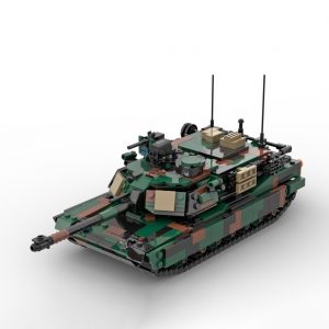 Military Moc 89790 M1 Tank Mocbrickland (1)