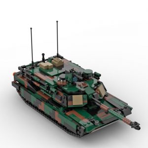 Military Moc 89790 M1 Tank Mocbrickland (2)