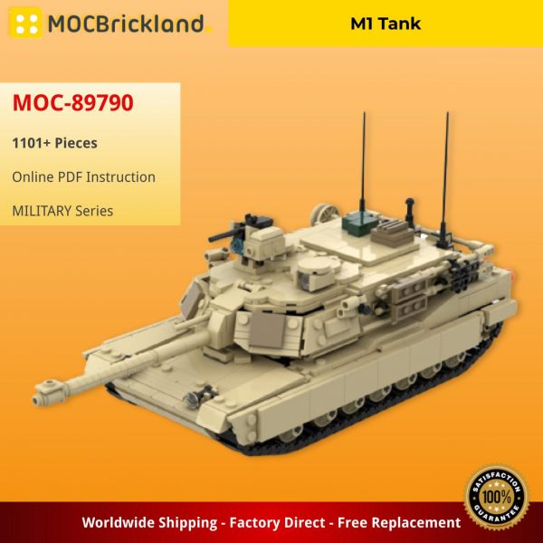 Military Moc 89790 M1 Tank Mocbrickland (4)