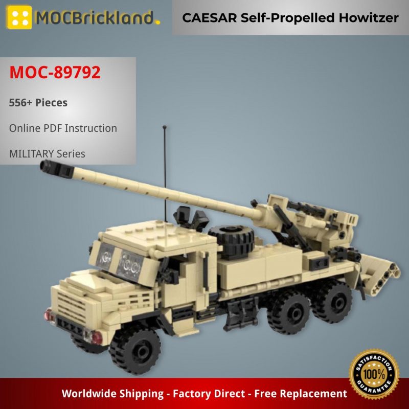MOCBRICKLAND MOC-89792 CAESAR Self-Propelled Howitzer
