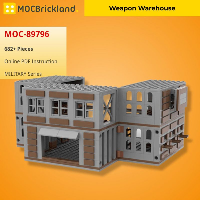 MOCBRICKLAND MOC-89796 Weapon Warehouse