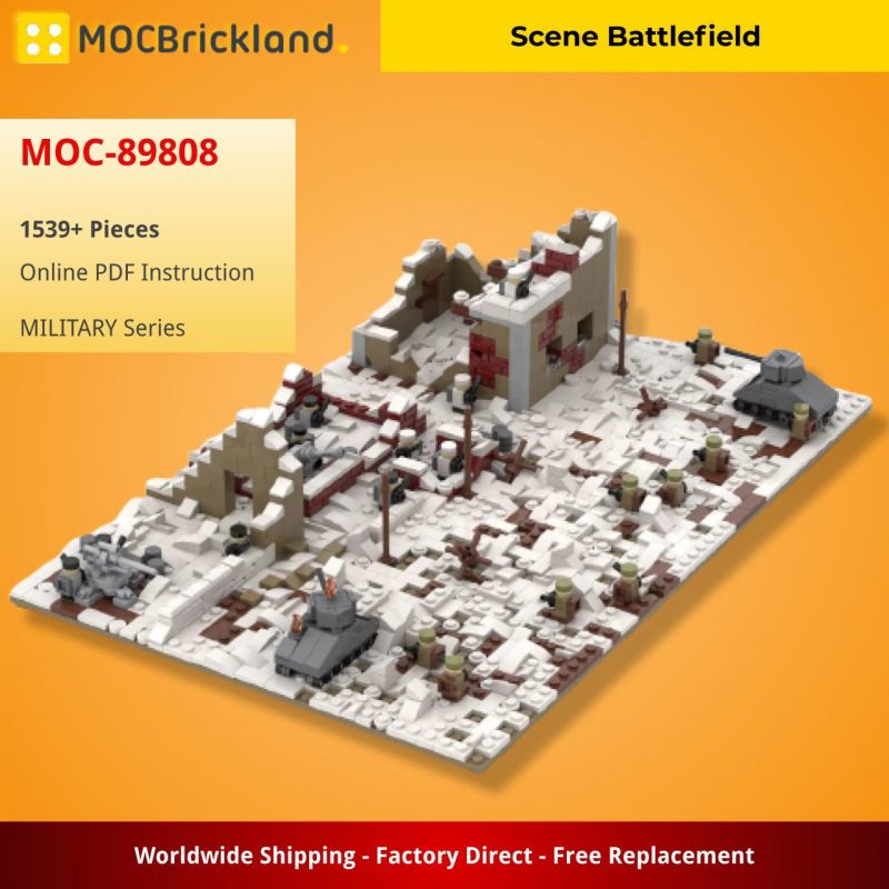 MOCBRICKLAND MOC-89808 Scene Battlefield