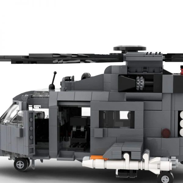 Military Moc 89811 Naval Helicopter Mocbrickland (6)