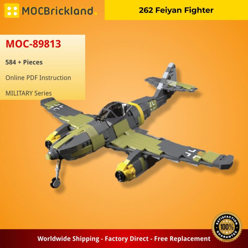 MOCBRICKLAND MOC-89813 262 Feiyan Fighter