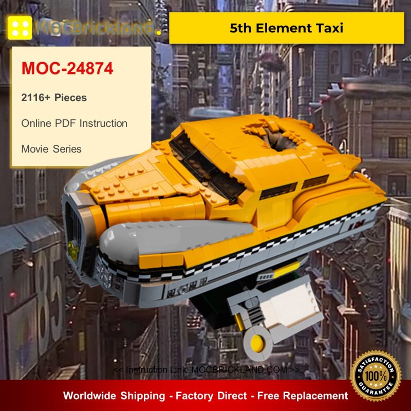 MOCBRICKLAND MOC-24874 5th Element Taxi